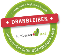 Der Landkreis Nürnberger Land beteiligt sich an der Initiative „Bildungsregionen in Bayern“ Logo Bildungsregion Nürnberger Land