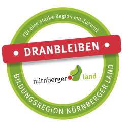 Der Landkreis Nürnberger Land beteiligt sich an der Initiative „Bildungsregionen in Bayern“ Logo Bildungsregion Nürnberger Land