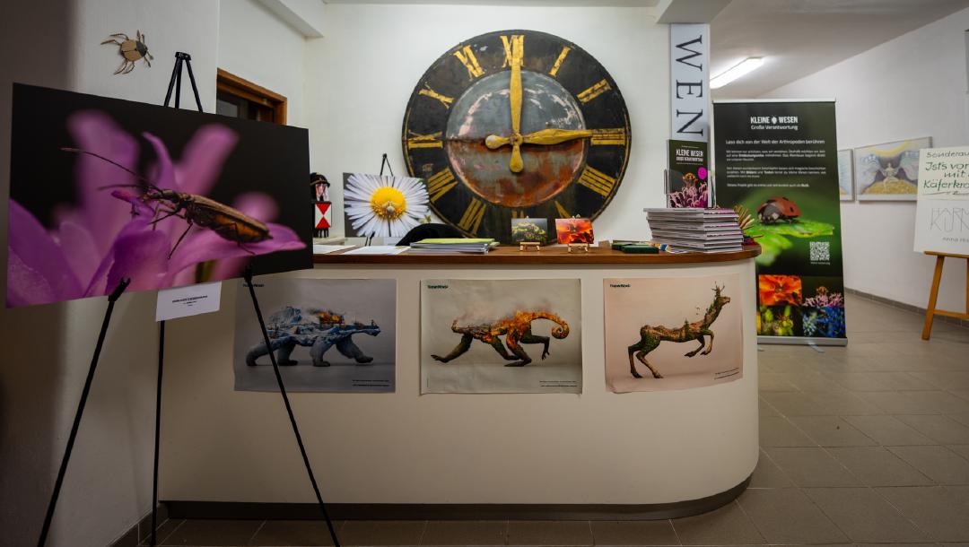 Unsere kleinen Wesen zu Besuch in einem Bahnhof